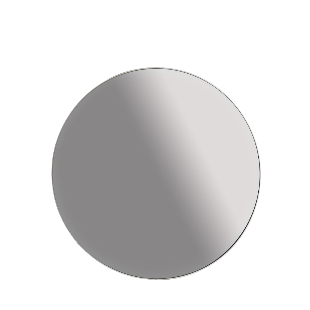 Moon II spejl alu Ø60